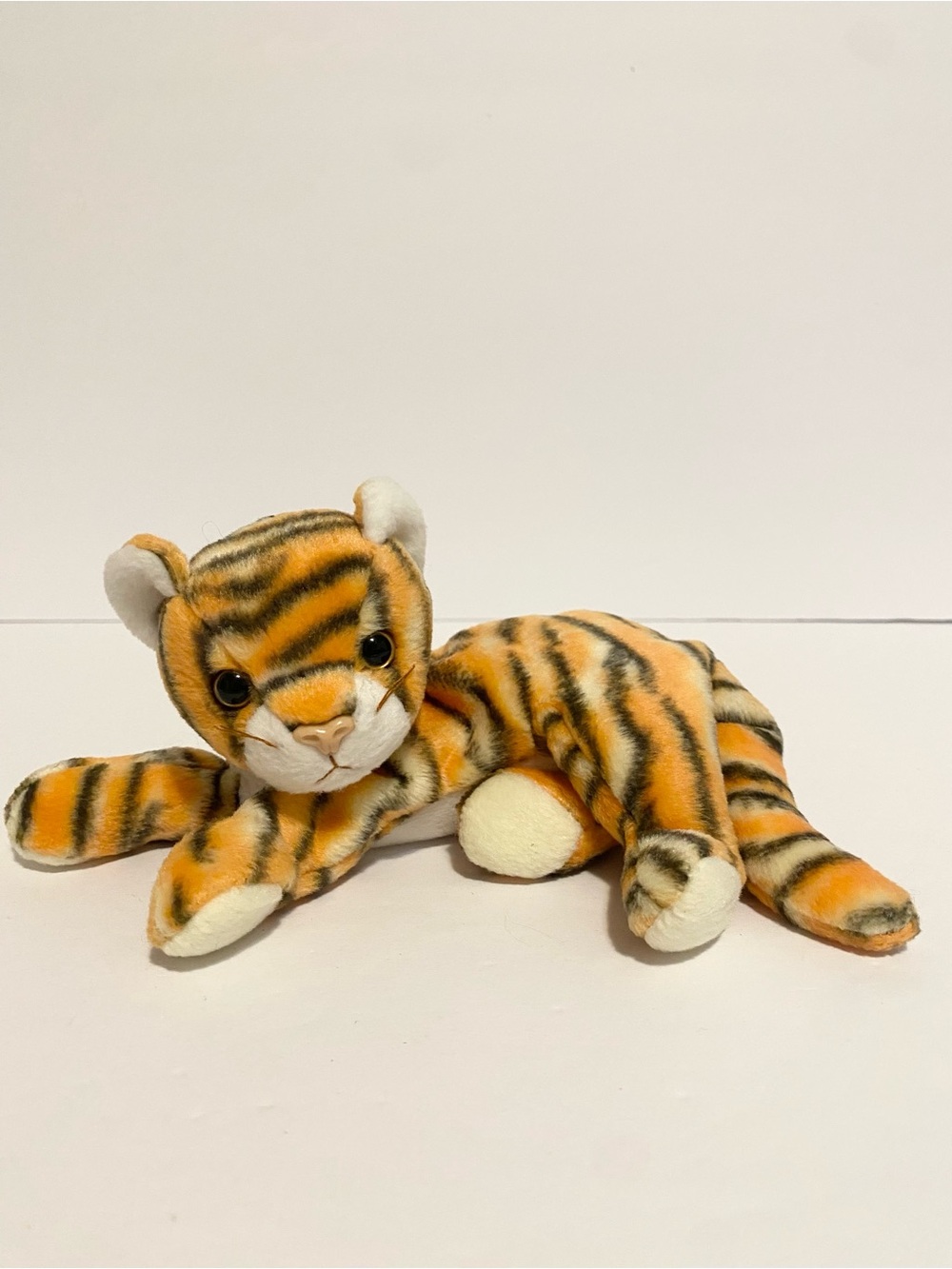 Ty Beanie Babies India Bengal Tiger Cat Baby Plush Vintage Stuffed Animal Toy